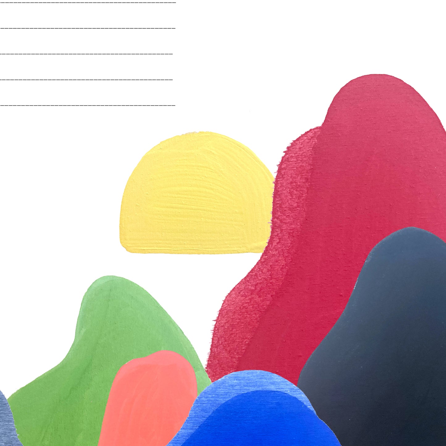 Rainbow Floating Magic Mountain Ketubah print