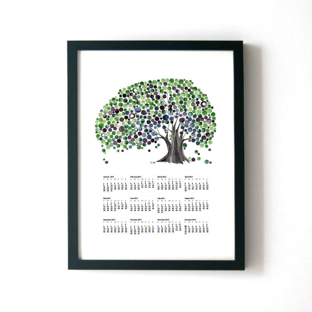 Printable 2017 CALENDAR - TOP STYLE