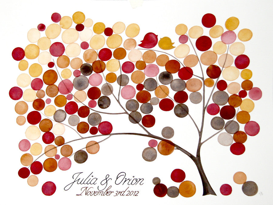 Unique Wedding Guest Book Alternative - 225 guest signatures Custom Signature rustic wedding guest book tree, Our wedding Tree