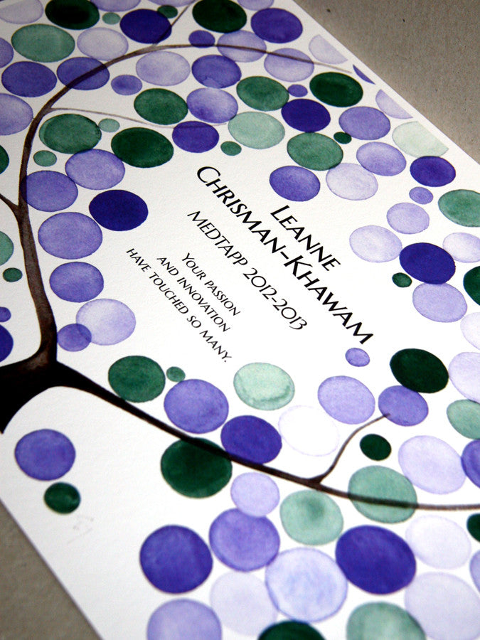 Custom Wedding Guest Book Alternative tree - BEACH PLUM TREE