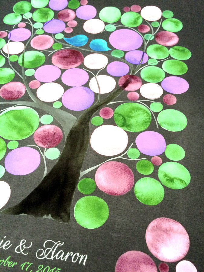 Alternative Guest Book Print - RIPE MANGO TREE