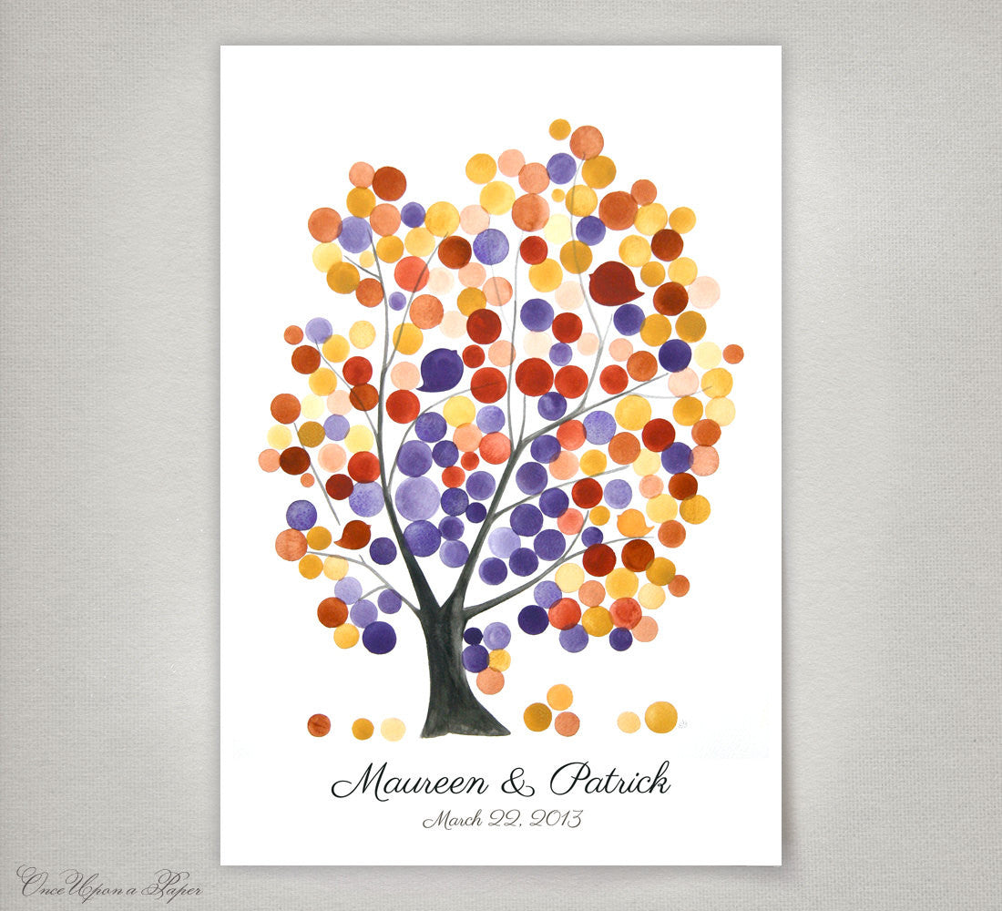 Rustic Wedding Guest Book Tree Alternative Love Birds