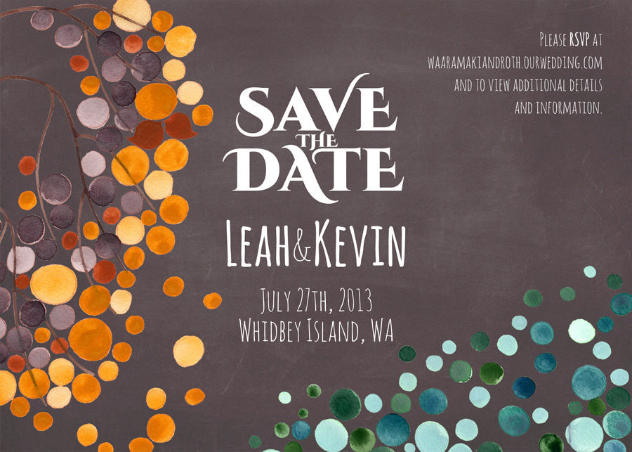 DIY Printable Custom Wedding Invitation Package - Save the Date, Wedding Invitations, RSVP, Thank You Cards