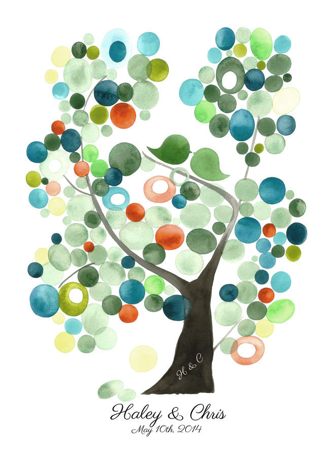 Wedding Guest Book Alternative VELVET ASH TREE