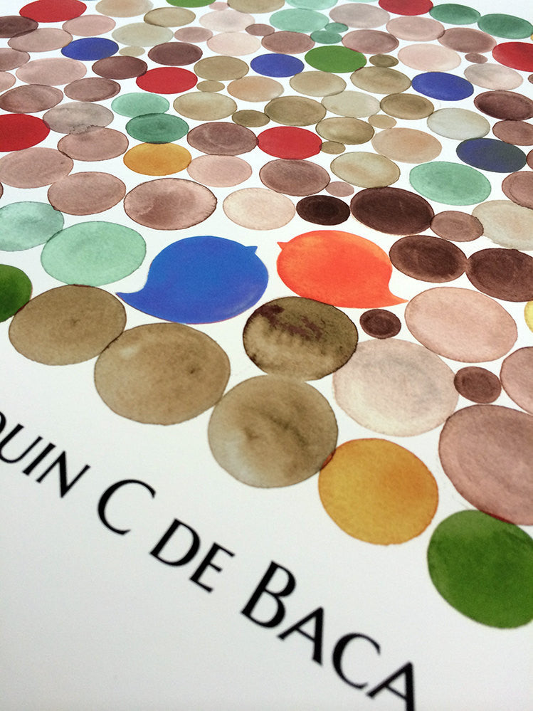 Custom Wedding Guest Book Art Print - Modern Penny Tiles