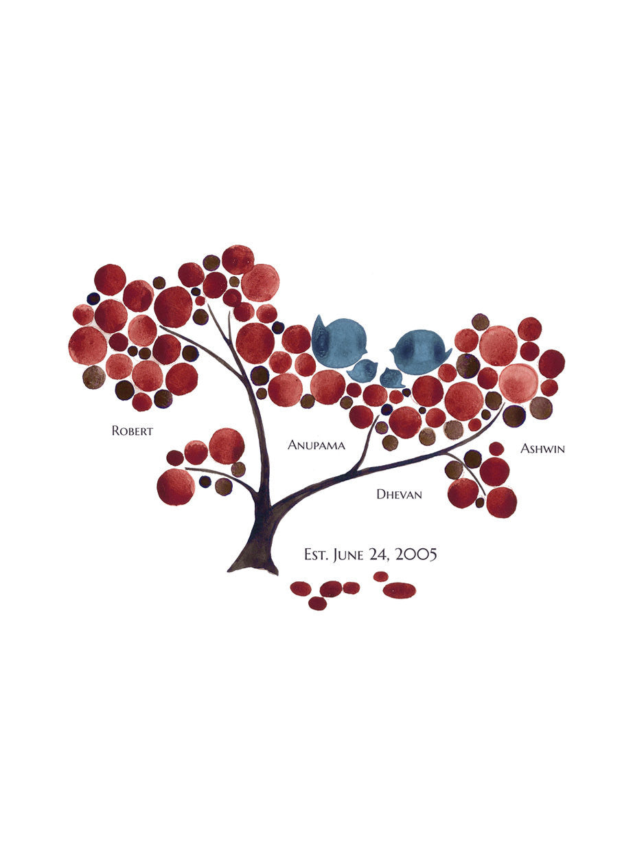 FAMILY TREE art print, wall art wall decor, room decor, art poster, Anniversary, Special Day Family Tree, Birthday