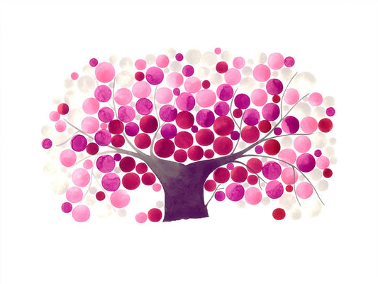 KANZAN CHERRY TREE art print