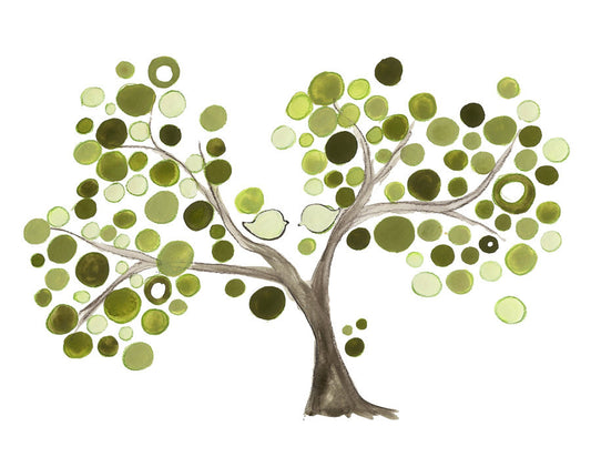 LIKE FATHER LIKE SON TREE art print
