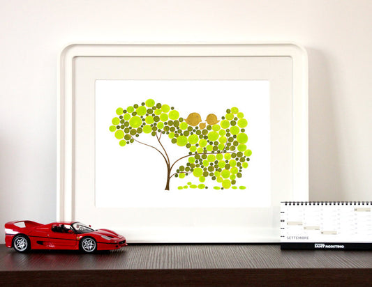 TOUCH DOWN TREE art print