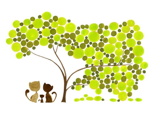 MAGNOLIA ALBA TREE art print