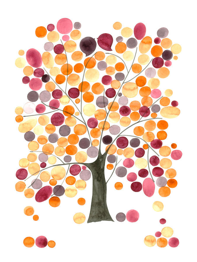 MONGOLIAN OAK TREE art print