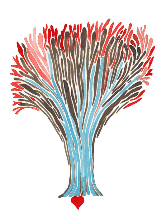 SEED of FIRE TREE art print