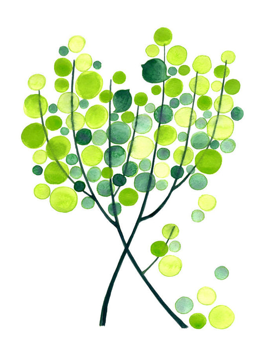 TWO AS ONE SPIKES TREE art print