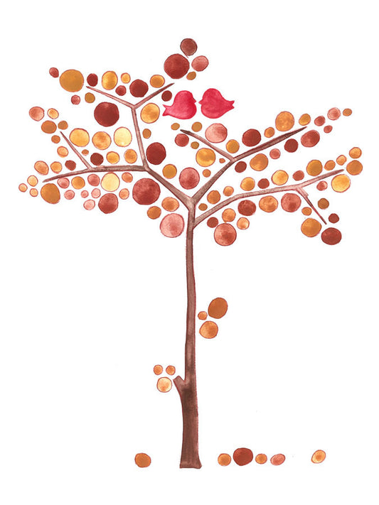 VANILLA SKY TALL TREE art print