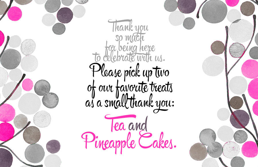 Wedding Invitation Signage Design - DIY Printable Custom Wedding Favour Sign
