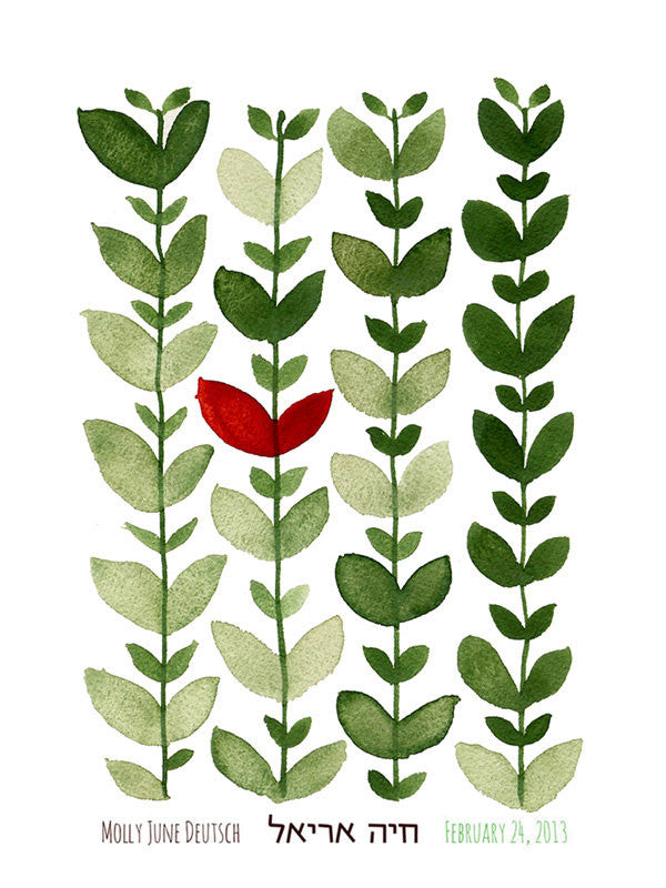 Gift - Personalized custom GIFT ART PRINT, wall decor, kids room decor, Baby shower, Anniversary, Special Day, Birthday, Graduation