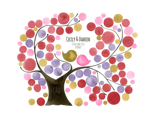 Wedding Guestbook Tree Oval Garden - Reviewed by Cecily Chan