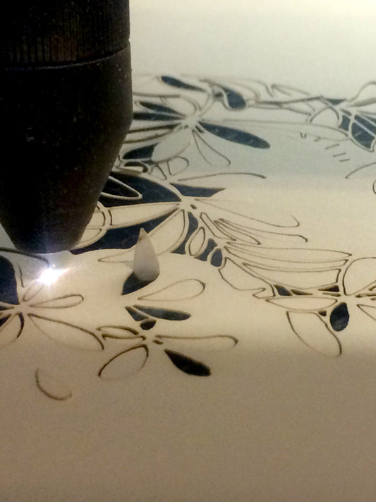 Our lasercut paper and wood ketubah >< how we do it