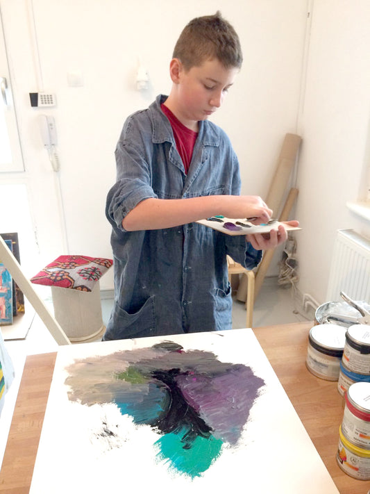 painting workshop smudge by David