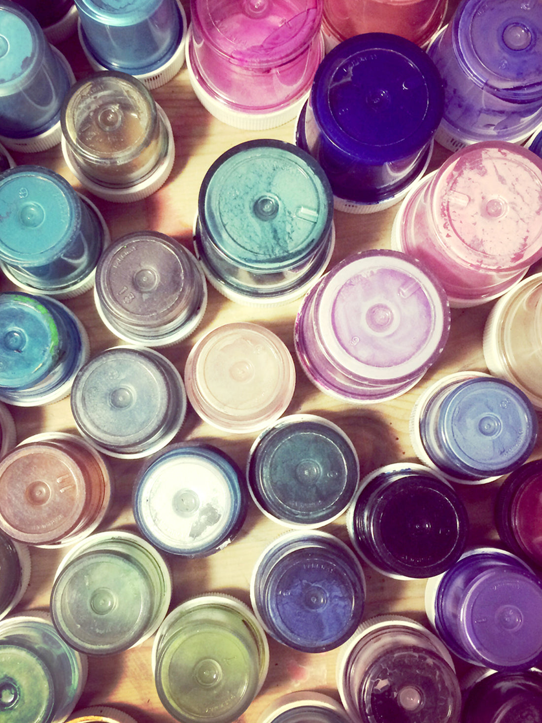 Studio visit _ OnceUponaPaper watercolor containers