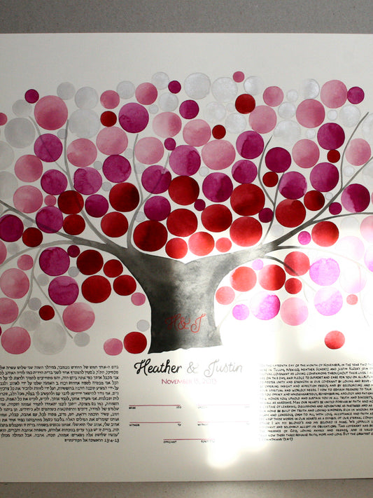 custom jewish ketubah