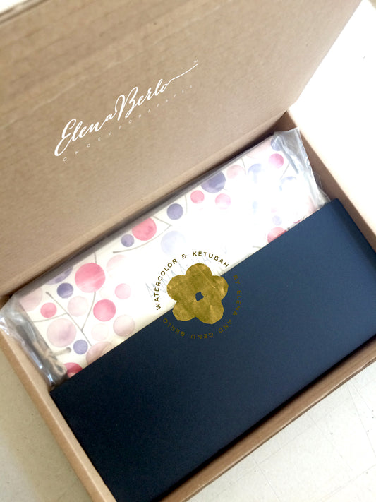 Painted Wedding Album Packaging