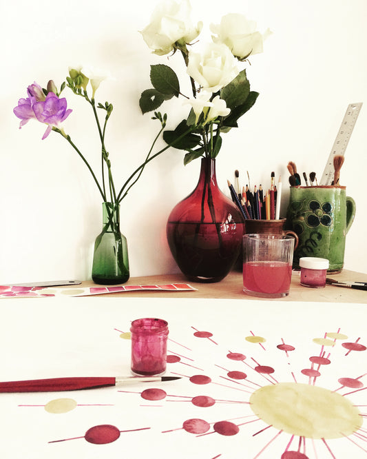 OnceUponaPaper Elena's Studio Working day