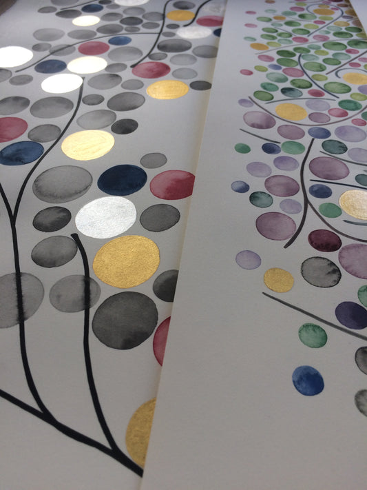 Glowing Gold ketubah