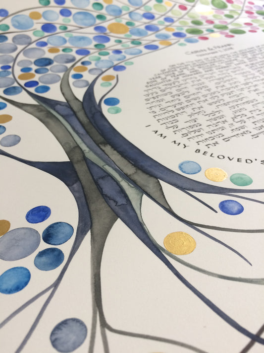 4 seasons ketubah