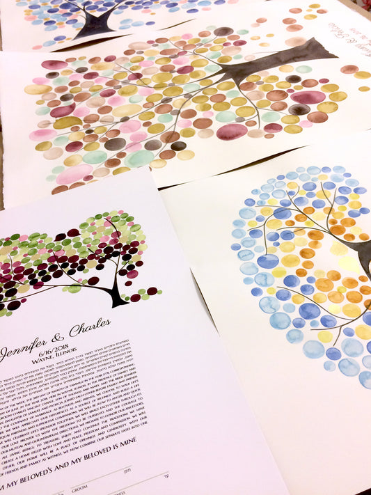 Ketubah and guest books for your Jewish wedding