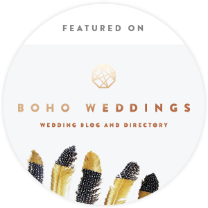 Featured on www.boho-weddings.com