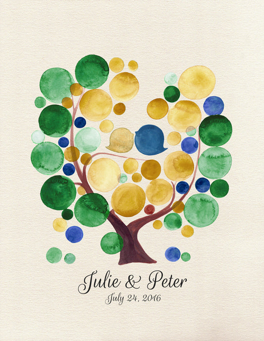 DIY Printable Wedding Guest Book Alternative - Reviewed by Julie Wood