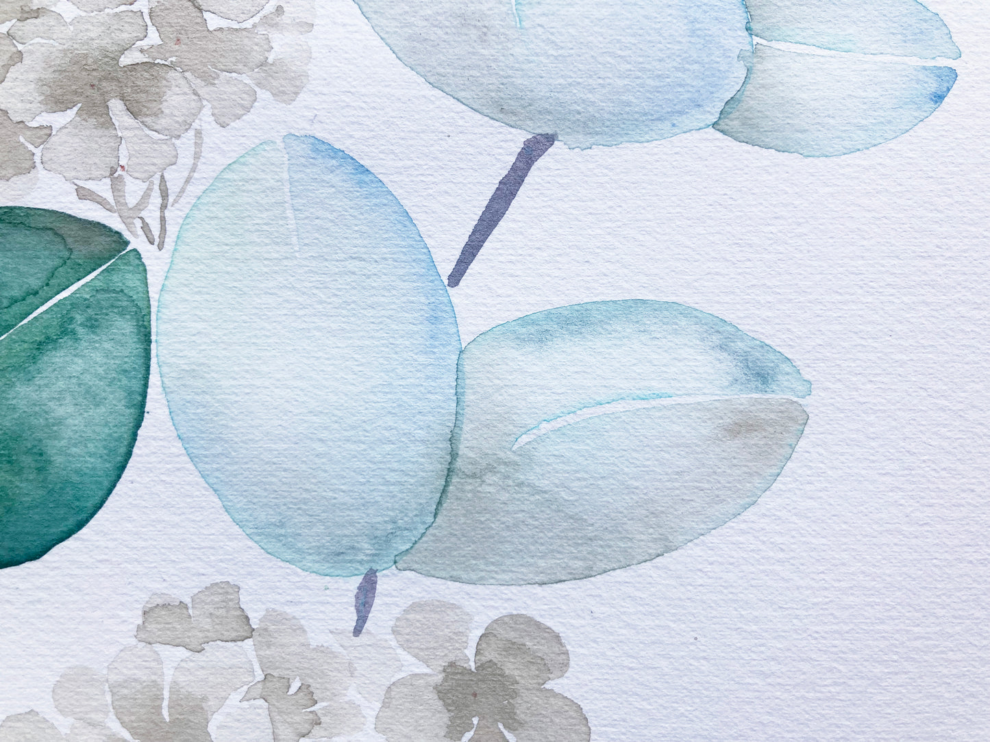 Eucalyptus & Gold Leaves Ketubah | Timeless Botanical Watercolor | Personalized Fine Art Jewish Wedding Certificate