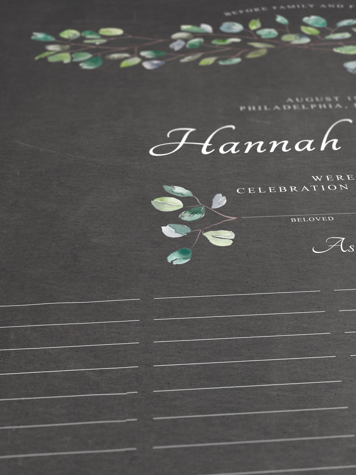 Greenery Twigs Quaker Marriage Certificate, Botanical Fine Art Print | Growth, Renewal & Enduring Connection | Timeless Wedding Keepsake