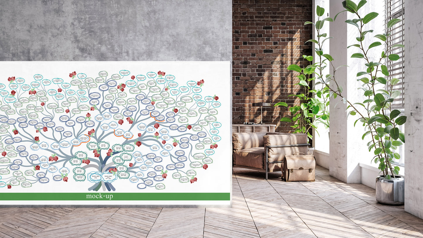 PRE-ORDER Tammy Kumin Family Tree - Custom Large Giclée Print