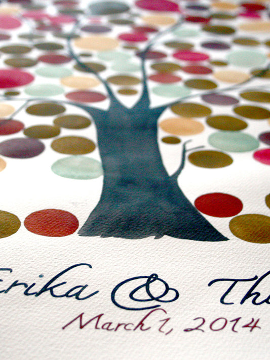 Signature Wedding Guest Book Tree Alternative - FRAGRANT ASH TREE 150 guest signatures Large guestbook, Event Tree Guest book, love birds