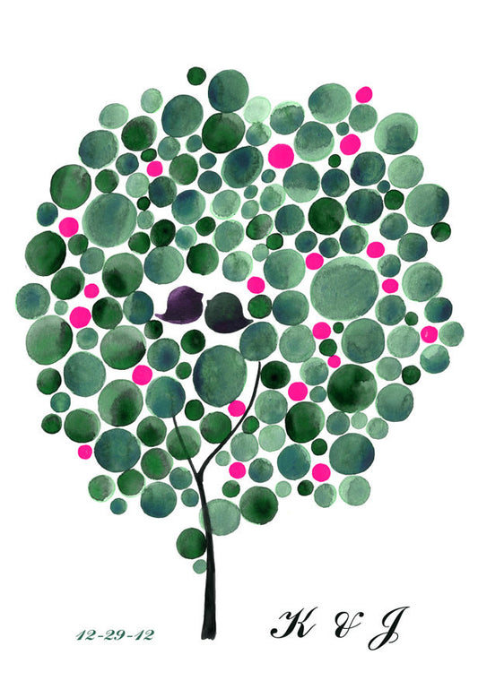 Wedding Guest Book Tree Alternative - SIGNATURE WEDDING TREE