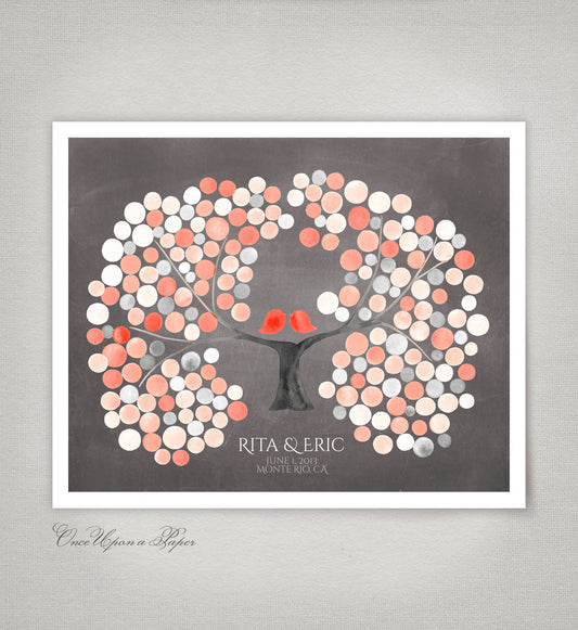 Wedding Guest Book MISSOURI REDHAVEN PEACH