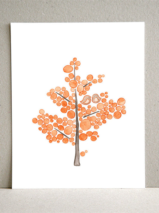 ORANGE COUNTY YOUNG TREE art print