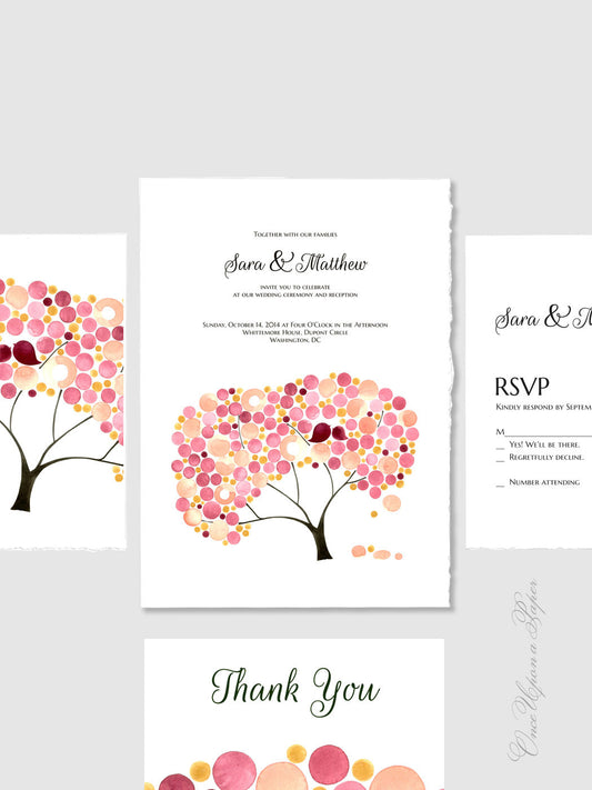 Wedding Suite Package DIY Printable - Save the Date, Wedding Invitations, Thank You Cards - Wedding Invitations, Anniversary Invitations