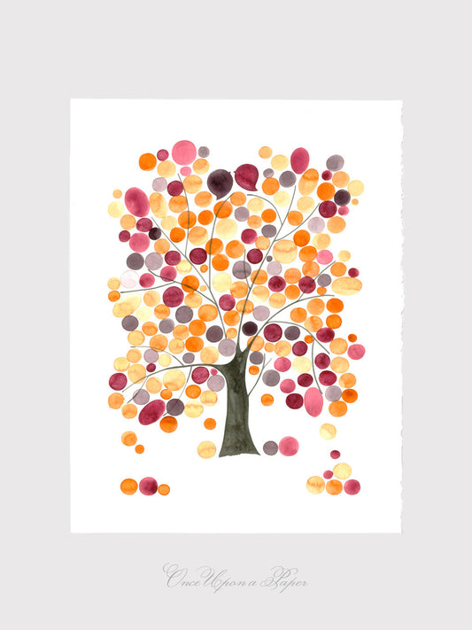 MONGOLIAN OAK TREE art print