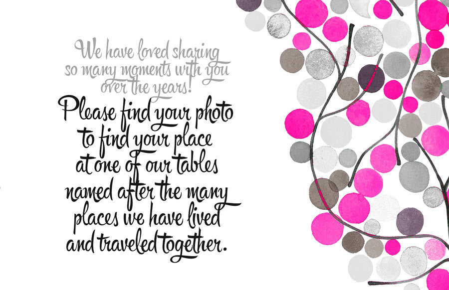 Printable Wedding Signage Poster Package - Welcome Sign, Favour Sign, Menu Card, Escort Sign, Table name Sign - Wedding Invitation Cards