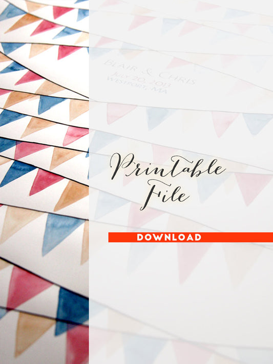 DIY Printable Personalized Wedding Guest Book