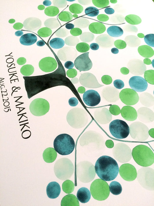 Wedding Guest Book ALDERMAN APPLE TREE