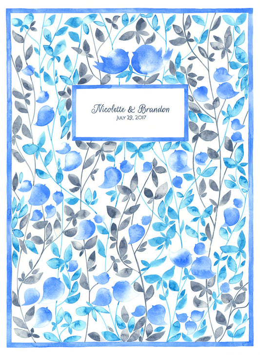 Wedding Guest book print - Beloved Garden - SONG OF SONGS שיר השירים AΣΜΑ AΣΜΆΤΩΝ